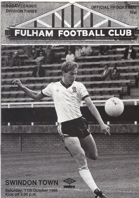 <b>Saturday, October 11, 1986</b><br />vs. Fulham (Away)